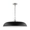 Nuvo Colony 1-Light Large Pendant Matte Black with Polished Nickel 60/7488 - alternate 1